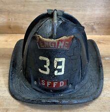 leather fire helmet for sale  San Bernardino