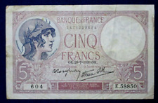Banconota franchi 1930 usato  Zerbolo