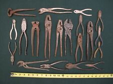 Lots of Grandpa's Collectible Antique Assortment Pliers/Wrench old/Vtg Rare Tool for sale  Shipping to South Africa
