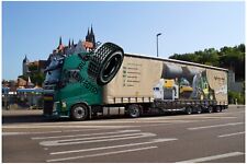 2x Truck Photo, Lkw Foto, VOLVO FH 500 Tieflader, Schwandner Schwertransporte comprar usado  Enviando para Brazil