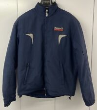 Triumph Motorcycles Navy Blue Fabric Jacket Coat (Non-PPE) Size Medium Full Zip for sale  Shipping to South Africa