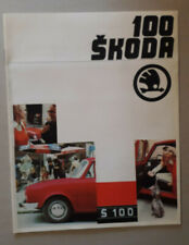 Skoda s100 brochure for sale  BOURNE