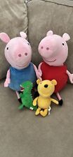large peppa pig and george with teddy and dinosaur  for sale  STOCKTON-ON-TEES