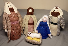 Hand knitted nativity for sale  SALTASH