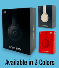 Used, Beats Solo Pro Noise Cancelling Bluetooth On-Ear Headphones -Black / Ivory / Red for sale  Shipping to South Africa