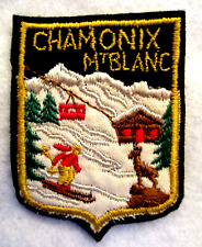 Ecusson chamonix mont d'occasion  Épinay-sous-Sénart