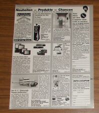 Rzadka reklama LEASING MARKI TELERENT Telewizor Magnetowid Kamery 1990 na sprzedaż  Wysyłka do Poland