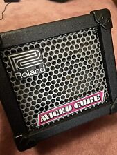 Amplificador de Micrófono de Guitarra Roland Micro Cube N225 M-Cube NegroFUNCIONA MUY BIEN Solo Sparker segunda mano  Embacar hacia Argentina