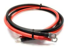 Usado, Cables inversor rojo y negro de 5 ft 4AWG con 3/8 in. Asasas de terminal de anillo segunda mano  Embacar hacia Argentina