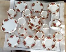 ROYAL ALBERT OLD COUNTRY ROSES TEA SET FOR SIX for sale  Shipping to South Africa