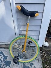 Unicycle yellow green for sale  Newtown