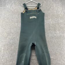 Hodgman Waders Mens Medium Green Neoprene Full Length Boots Fishing Chest Height, used for sale  Shipping to South Africa