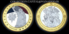 MARIANNE. Médaille de la Série Les Piliers de la République.Cuivre argenté,doré  d'occasion  Toulouse-