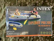 Barco inflable para 2 personas piscina lago balsa de camping Intex Explorer Pro 200 segunda mano  Embacar hacia Argentina
