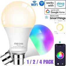Smart Light Bulb B22 LED RGB WiFi Alexa Remote Control Energy Saving Dimmer Lamp, used for sale  Shipping to South Africa