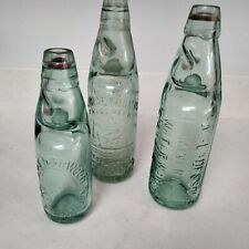 Three codd bottles for sale  PERRANPORTH