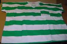 Bob Barker Prison Jail Convict Shirt Green & White Stripe heavy duty sz. 4XL for sale  Shipping to South Africa
