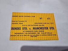 Dundee united manchester for sale  MONTROSE