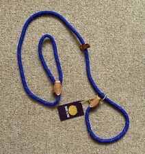 Used, Shires Digby & Fox Reflective Slip Dog Lead - Royal Blue for sale  BROMYARD