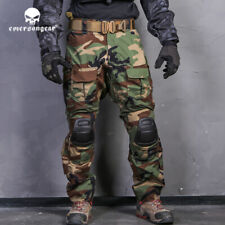 Pantalones de combate Emersongear G3 ejército airsoft pantalones tácticos regulares bosque segunda mano  Embacar hacia Argentina