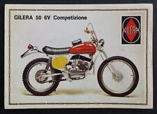 Vignette PANINI Super Moto n°61 GILERA 50 6V Competizione Sticker Aufkleber 1975 segunda mano  Embacar hacia Argentina