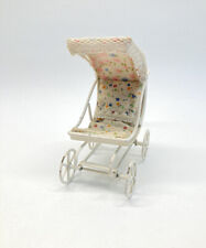Carrinho e cobertor vintage miniatura carrinho de bebê carrinho de bebê arame de metal comprar usado  Enviando para Brazil