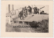 Foto 2.Wk Wehrmacht Soldaten und russisches Beute Flugzeug Jäger Jak Yak Rata gebraucht kaufen  Berlin