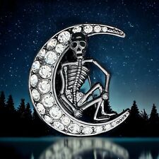 Skeleton crystal moon for sale  CHESTERFIELD