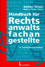 Handbuch rechtsanwaltsfachange gebraucht kaufen  Stuttgart
