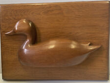 Carved duck wall for sale  Centerville