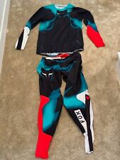 Fox Racing Flexair Motocross Withered Gear Set, Size M Jersey, Size 30 Pant, used for sale  Shipping to South Africa