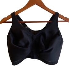 Glamorise Bra Womens 36G MagicLift Front Close Posture Back Support Black for sale  Shipping to South Africa