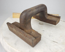 Vintage Roofing Iron Seam Bending Tool Tinsmith - Seamer Dolly Handle Sheet for sale  Shipping to South Africa