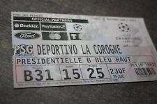 Ticket psg deportivo d'occasion  Jujurieux