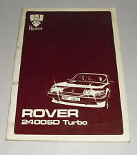 Werkstatthandbuch rover sd1 gebraucht kaufen  Jever