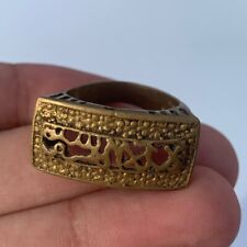 ANEL ANTIGO DE BRONZE SÓLIDO ARTEFATO VIKING INCRÍVEL comprar usado  Enviando para Brazil