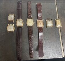 LOTE MISTO DE 7 relógios de pulso folheados a ouro para REPARO/PEÇAS comprar usado  Enviando para Brazil