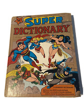 DC Comics The Super Dictionary 1978 First Edition HC Book Batman Superman  for sale  Shipping to South Africa