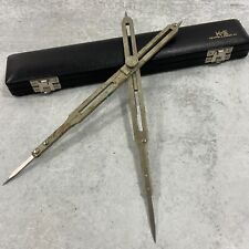 Vintage Keuffel Esser K&E Paragon Proportional Divider Paragon Germany + Case for sale  Shipping to South Africa