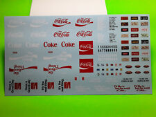 Peterbilt 352 Pacemaker Cabover 1/25 waterslide decal sheet Coca-Cola Coke COE for sale  Shipping to South Africa