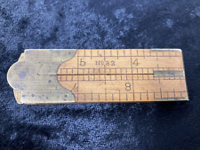 Stanley Pre 1919 No. 32 Folding Boxwood And Brass Folding Ruler, used for sale  Shipping to South Africa