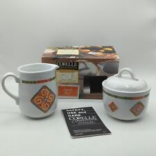 Corelle Coordinates Sand Art Sugar & Creamer caixa aberta sudoeste conjunto na caixa comprar usado  Enviando para Brazil