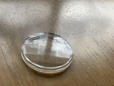 Low Domed Striped Acrylic Plastic Replacement Watch Crystal 31mm X 4mm Modding for sale  Austin