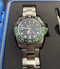 Oceaneva Men's Deep Marine Explorer GMT Automatic- GMT Sprite Bezel for sale  Shipping to South Africa