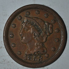 1853 large cent for sale  Great Neck
