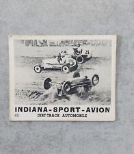 Carte Card indiana sport avion 43 dirt track automobile - Harry Jastroch comprar usado  Enviando para Brazil