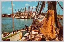 Postcard shrimp boats for sale  Eastpointe