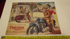 Triumph motorcycle sales for sale  FORDINGBRIDGE