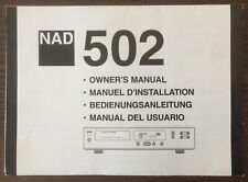 Nad 502 player for sale  LONDON