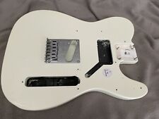Cuerpo de guitarra eléctrica Squier de Fender Telecaster blanco ártico + puente, usado segunda mano  Embacar hacia Argentina